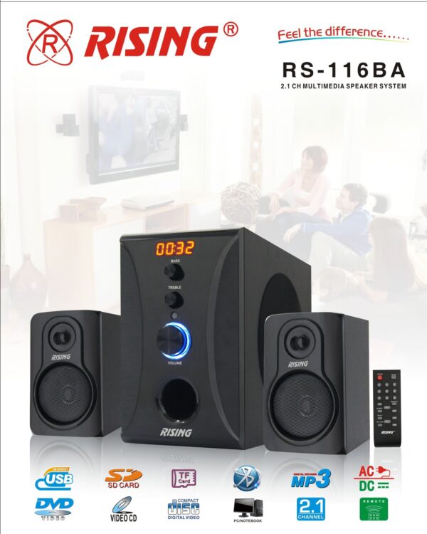 2.1Ch Multimedia Speaker System RS-116BA