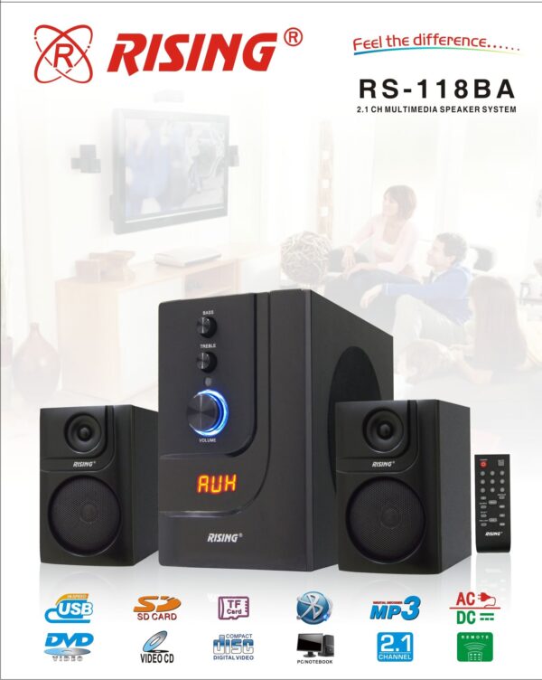 2.1Ch Multimedia Speaker System RS-118BA