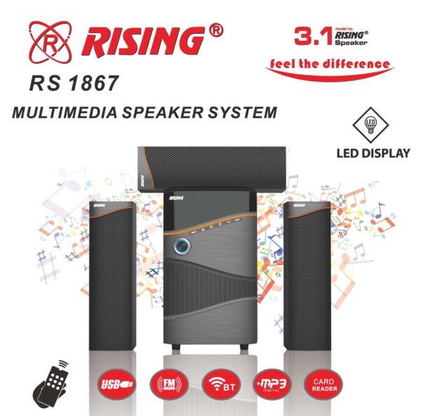 3.1Channel Multimedia Speaker System RS-1867