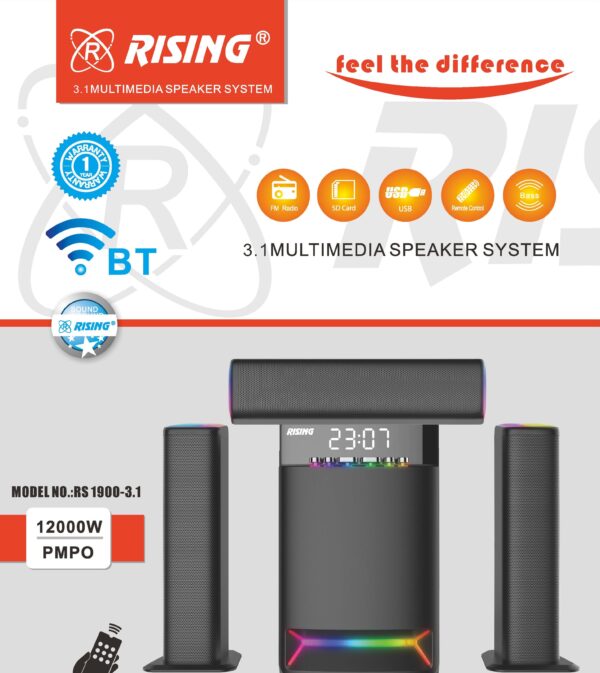 3.1Channel Multimedia Speaker System RS-1900-3.1