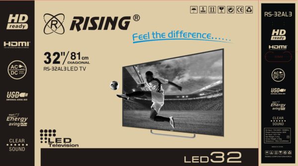Rising 32" LED TV RS-32AL3