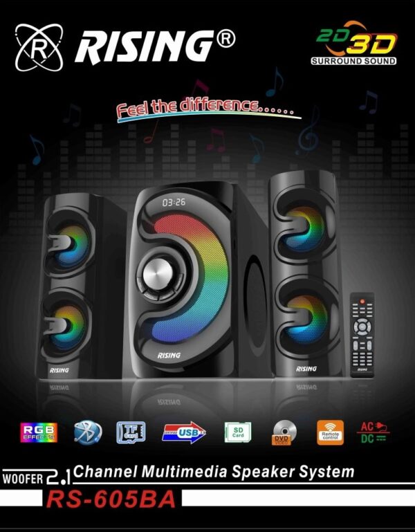 2.1 Channel Multimedia Speaker System RS-605BA