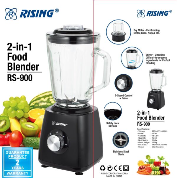 2-in-1 Food Blender RS-900