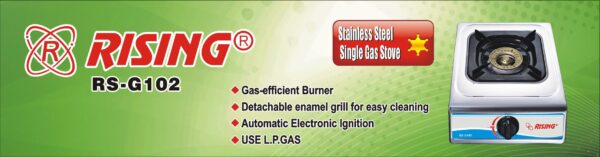 Stainless Steel Single Gas Stove RS-G102