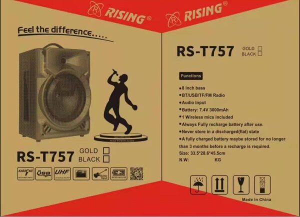 8 Inch Bass Trolley Speaker RS-T757